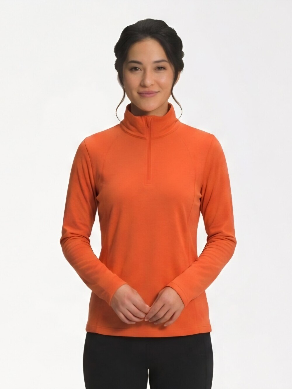 Columbia Womens Quarter Zip Peach Pullover M